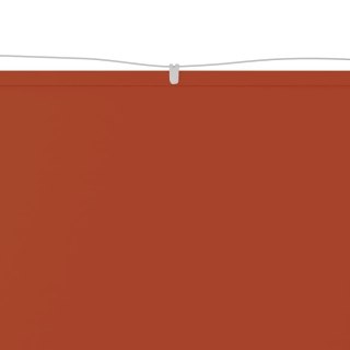 VidaXL Markiza pionowa, terakota, 60x1000 cm, tkanina Oxford