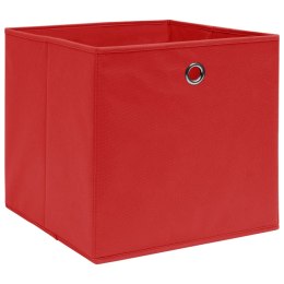  Pudełka, 10 szt., czerwone, 32x32x32 cm, tkanina Lumarko!