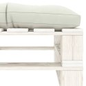  Ogrodowy stołek z palet z beżową poduszką, drewniany Lumarko!