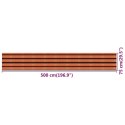  Parawan balkonowy, wielokolorowy, 75x500 cm, HDPE Lumarko!