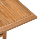  Składany stół ogrodowy, 90x90x75 cm, lite drewno tekowe Lumarko!
