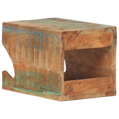  Uchwyt ścienny na rower, 35x25x25 cm, lite drewno z odzysku Lumarko!