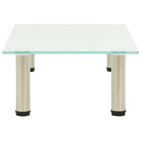  Stojak pod TV, 60 x 35 x 17 cm, hartowane szkło mrożone Lumarko!