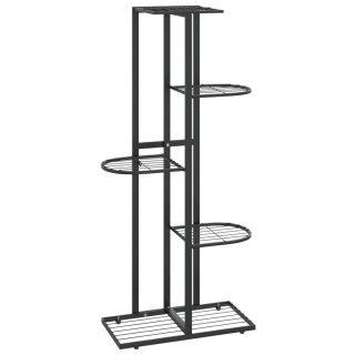  5-poziomowy stojak na kwiaty, 43x22x98 cm, czarny, metalowy Lumarko!