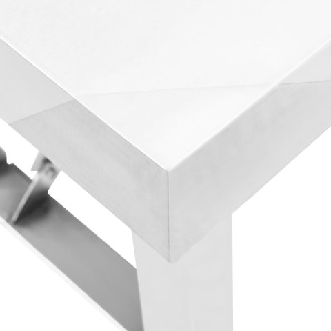  Kuchenny, składany stół roboczy, 100x60x80 cm, stal nierdzewna Lumarko!