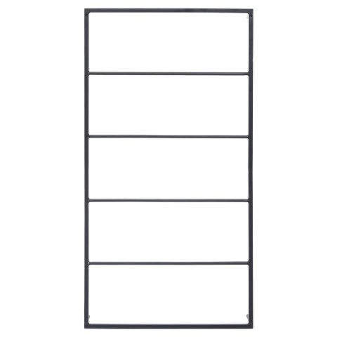  Stojak na ręcznik, czarny, 60x10x116 cm, stalowy Lumarko!