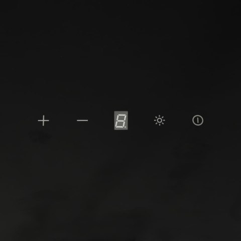  Ścienny okap kuchenny, 60 cm, stal i hartowane szkło, czarny Lumarko!