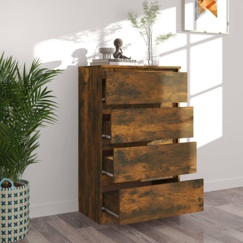  Komoda, przydymiony dąb, 60x35x98,5 cm Lumarko!