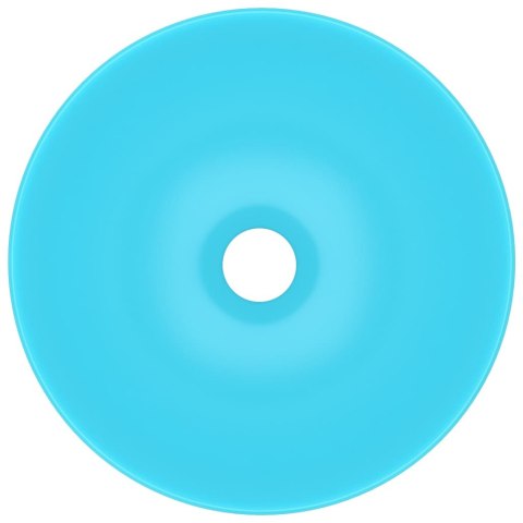  Umywalka łazienkowa, ceramiczna, jasnozielona, okrągła Lumarko!