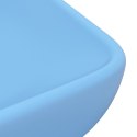  Umywalka prostokątna, matowy błękit, 71x38 cm, ceramika Lumarko!