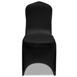  Elastyczne pokrowce na krzesła, 100 szt, czarne, 130338x2 Lumarko!