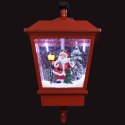  Latarnia świąteczna LED z Mikołajem, czerwona, 40x27x45 cm Lumarko!