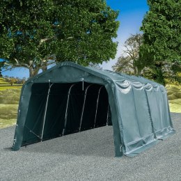 Lumarko Namiot dla bydła, PVC 550 g/m², 3,3 x 8 m, ciemnozielony!