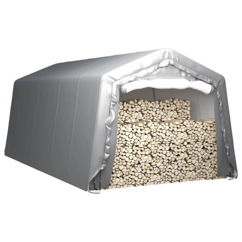  Namiot magazynowy, 300 x 600 cm, stal, szary Lumarko!