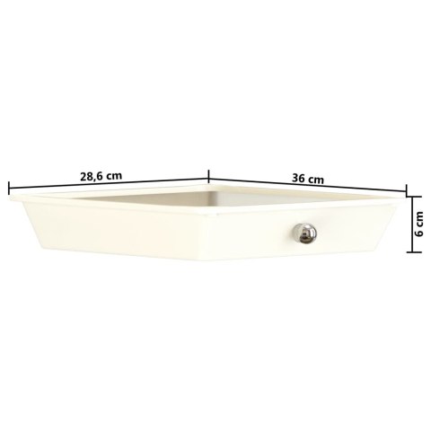  Wózek z 10 szufladami, biały, plastikowy Lumarko!