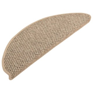  Samoprzylepne nakładki na schody, 15 szt., 65x25 cm, beżowe Lumarko!