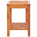  Stolik boczny z litego drewna akacjowego, 45 x 33 x 45 cm Lumarko!