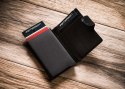 Elegancki portfel z podajnikiem kart i ochroną RFID — Peterson