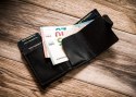 Elegancki portfel z podajnikiem kart i ochroną RFID — Peterson