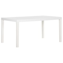  Stół ogrodowy, 150x90x72 cm, PP, biały Lumarko!