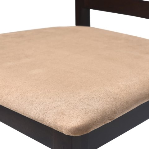 Drewniane, brązowe meble barowe: stół i 4 krzesła Lumarko!