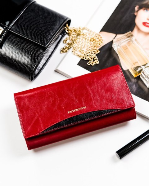 Elegancki portfel na karty z ochroną RFID — Peterson