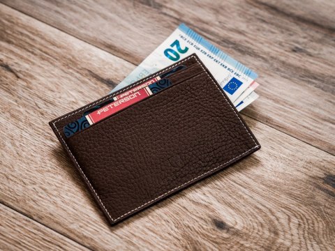 Skórzane etui na dokumenty i banknoty — Peterson