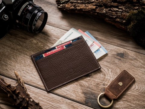 Skórzane etui na dokumenty i banknoty — Peterson