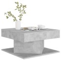   Stolik kawowy, szarość betonu, 57x57x30 cm, płyta wiórowa Lumarko!