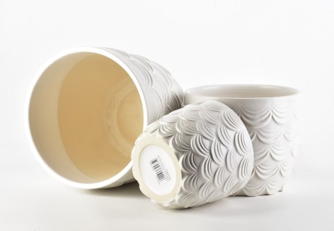  Komplet 3 Doniczek Xl20xh20cm L16xh15cm M13xh12cm Lumarko!