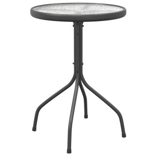  Stolik ogrodowy, Ø50x71 cm, antracytowy, stal Lumarko!
