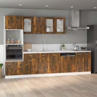  Szafka pod zlewozmywak, przydymiony dąb, 80x46x81,5 cm Lumarko!