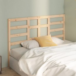  Wezgłowie łóżka, 126x4x104 cm, lite drewno sosnowe Lumarko!