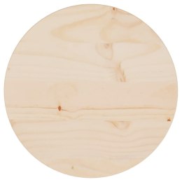  Blat stołu, Ø30x2,5 cm, lite drewno sosnowe Lumarko!