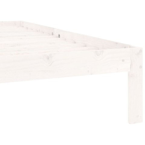  Rama łóżka, biała, lite drewno sosnowe, 90 x 200 cm Lumarko!