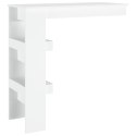  Stolik barowy, biały, 102x45x103,5 cm, materiał drewnopochodny Lumarko!