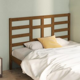  Wezgłowie łóżka, brązowe, 166x4x104 cm, lite drewno sosnowe Lumarko!