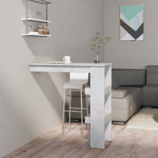  Stolik barowy, szary, 102x45x103,5 cm, materiał drewnopochodny Lumarko!