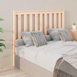  Wezgłowie łóżka, 126x6x101 cm, lite drewno sosnowe Lumarko!