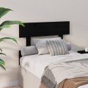  Wezgłowie łóżka, czarne, 93,5x3x81 cm, lite drewno sosnowe Lumarko!