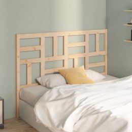  Wezgłowie łóżka, 126x4x104 cm, lite drewno sosnowe Lumarko!