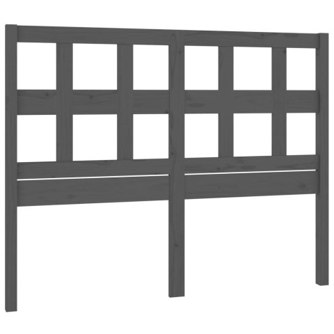  Wezgłowie łóżka, szare, 165,5x4x100 cm, lite drewno sosnowe Lumarko!