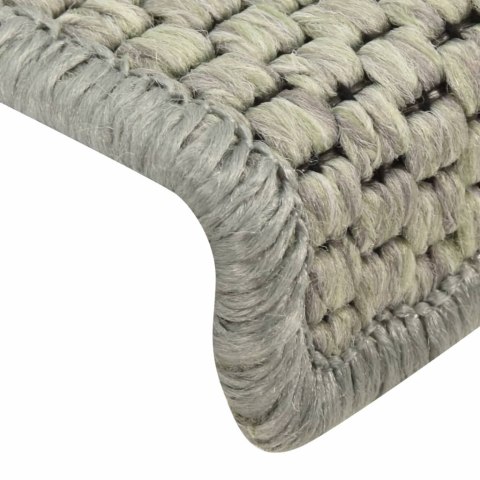  Samoprzylepne nakładki na schody, 15 szt., 65x25 cm, szare Lumarko!