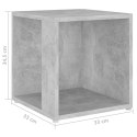  Stolik boczny, szarość betonu, 33x33x34,5 cm, płyta wiórowa Lumarko!