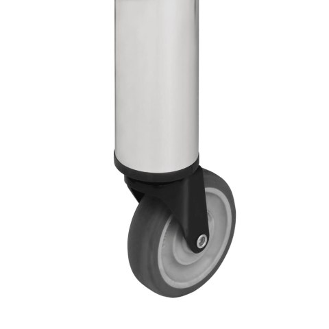  Kuchenny stół roboczy na kółkach, 60x60x85 cm, stal nierdzewna Lumarko!