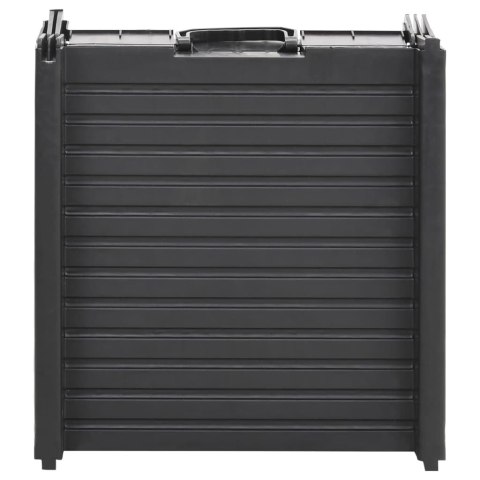  Składana rampa dla psów, czarna, 153x40x12,5 cm, plastikowa Lumarko!