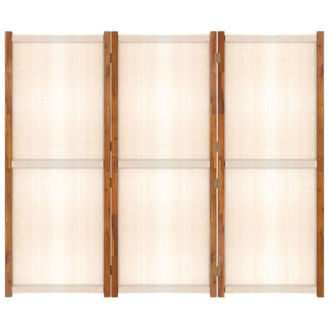  Parawan 3-panelowy, kremowy, 210 x 180 cm Lumarko!