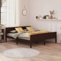  Rama łóżka, ciemnobrązowa, lite drewno sosnowe, 180 x 200 cm Lumarko!