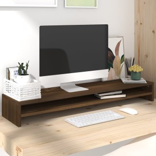  Podstawka pod monitor, brązowy dąb, 100x24x13 cm Lumarko!