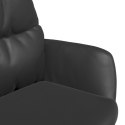  Fotel wypoczynkowy, czarny, sztuczna skóra Lumarko!